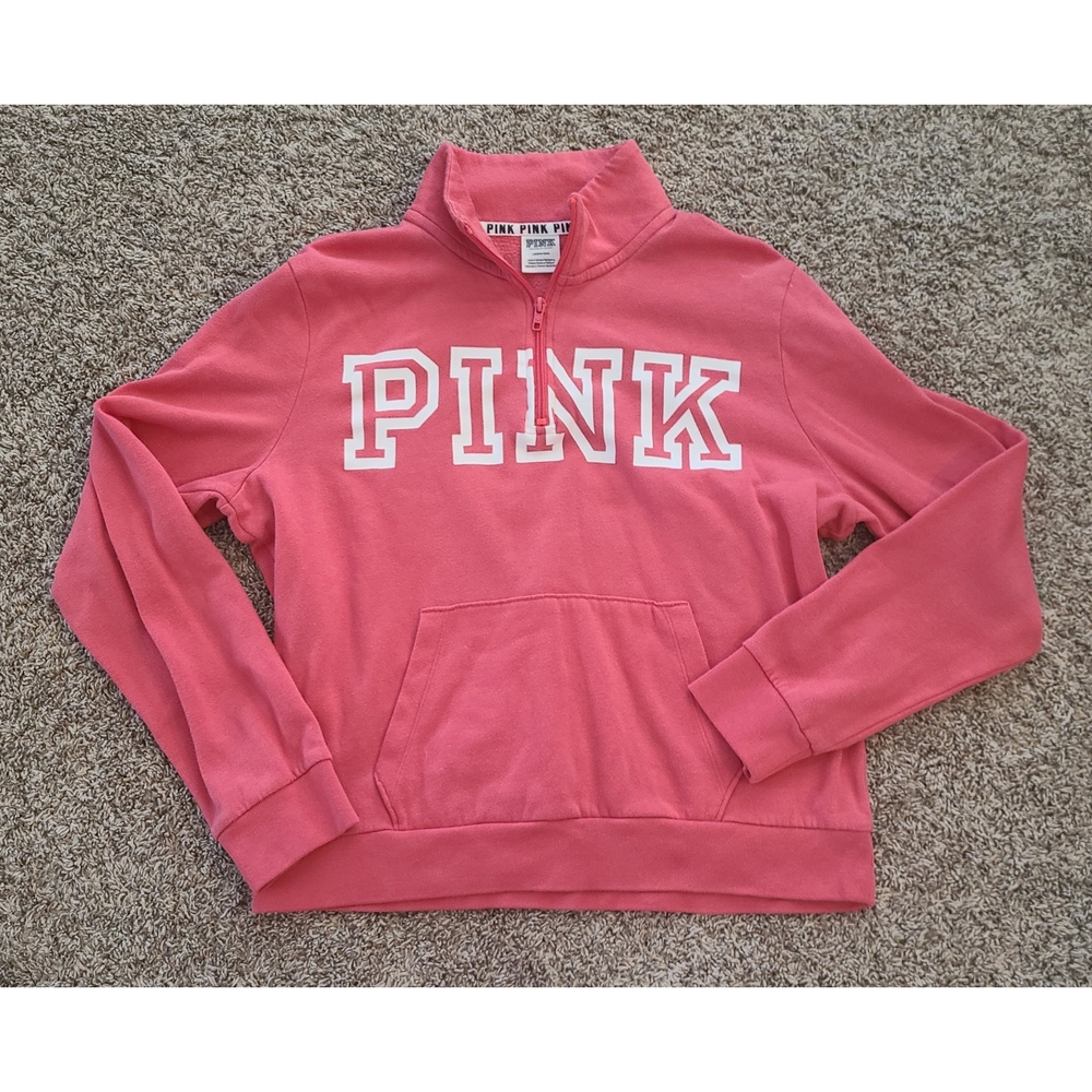 Vs PINK Quarter Zip Pullover